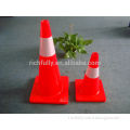 Fluorescent Orange PVC Traffic Cone, Road Safety Cone